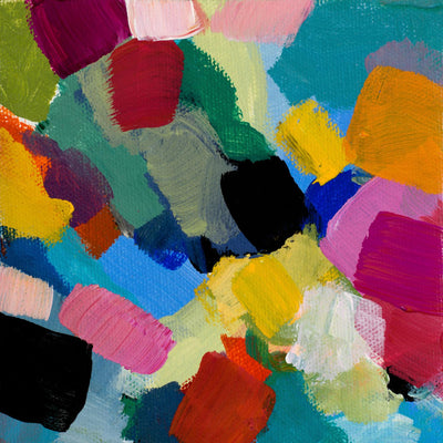 "Spring Confetti Ii" Giant Art 54x54 Wall Art