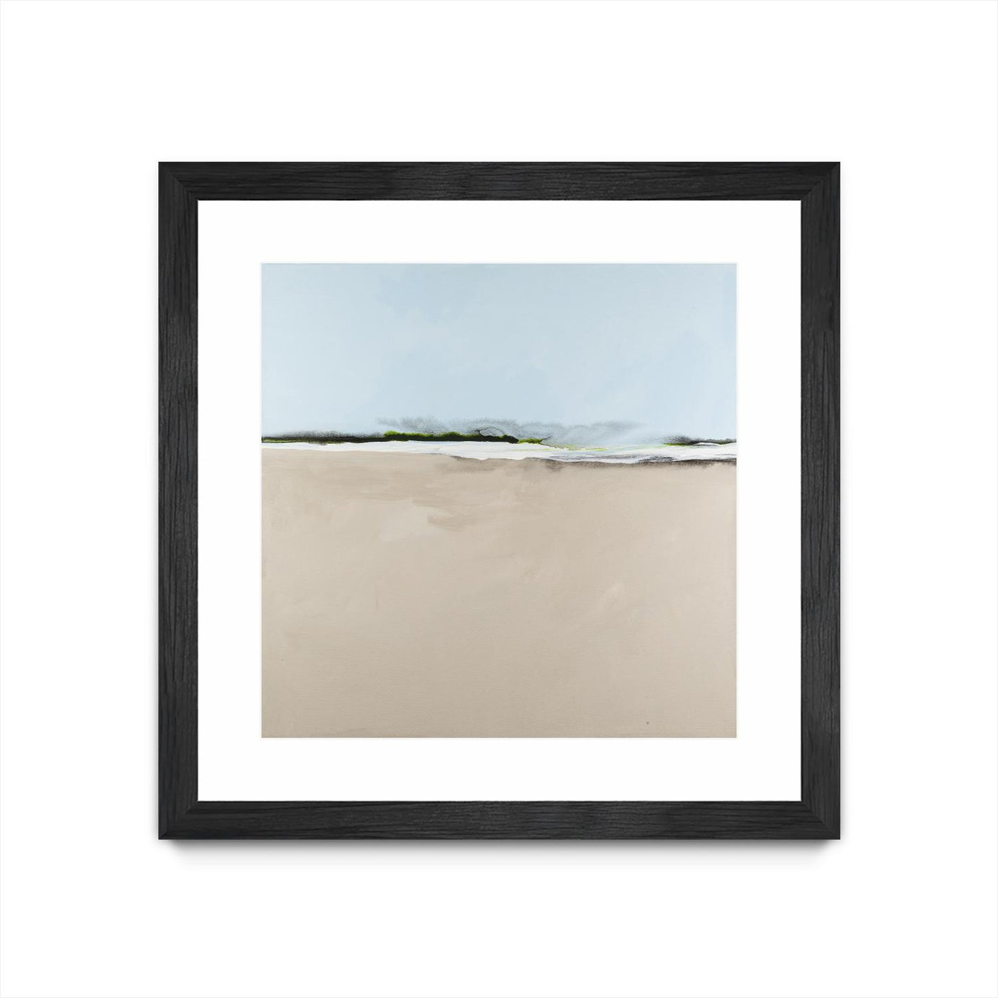 "Simply Stated" Matted and Framed Black 30x30 Wall Art The Brick