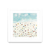 \"Beach Days\" Matted and Framed White 30x30 Wall Art
