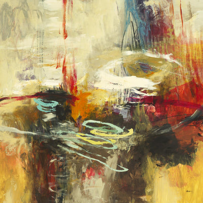 "Instictual Beauty Ii" Giant Art 54x54 Wall Art