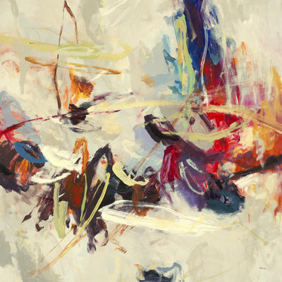 "Positive Energy Iii" Giant Art 72x72 Wall Art