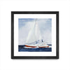 \"Chasing The Sun\" Matted and Framed Black 30x30 Wall Art
