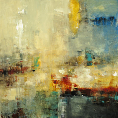 "Look Before You Leap" Giant Art 54x54 Wall Art