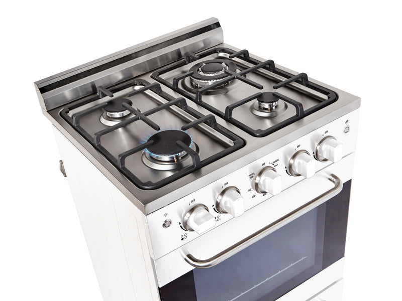 Prestige by Unique 24-Inch Convection Gas Range - UGP-24V PC1 W