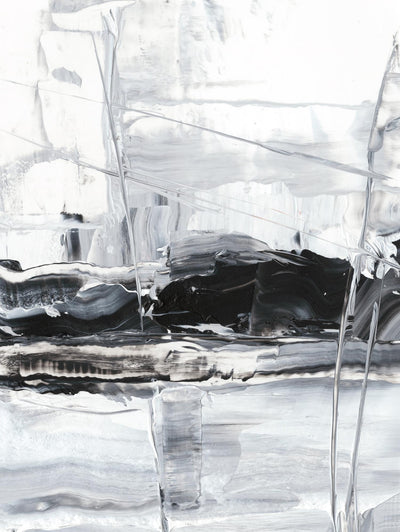 "Winter Lightning Ii" Giant Art 72x54 Wall Art