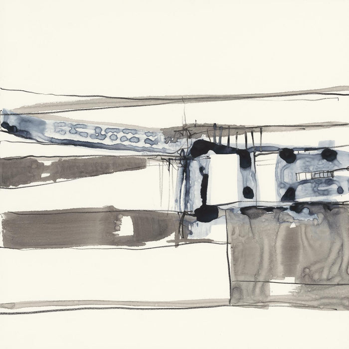 \"Stark Lines Ii\" Giant Art 72x72 Wall Art