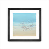 \"Beach Day Ii\" Matted and Framed Black 30x30 Wall Art