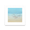 \"Beach Day Ii\" Matted and Framed White 36x36 Wall Art