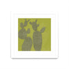 \"Opuntia I\" Matted and Framed White 30x30 Wall Art