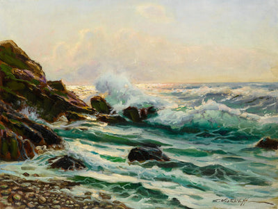 "Main Seascape I" Giant Art 72x54 Wall Art
