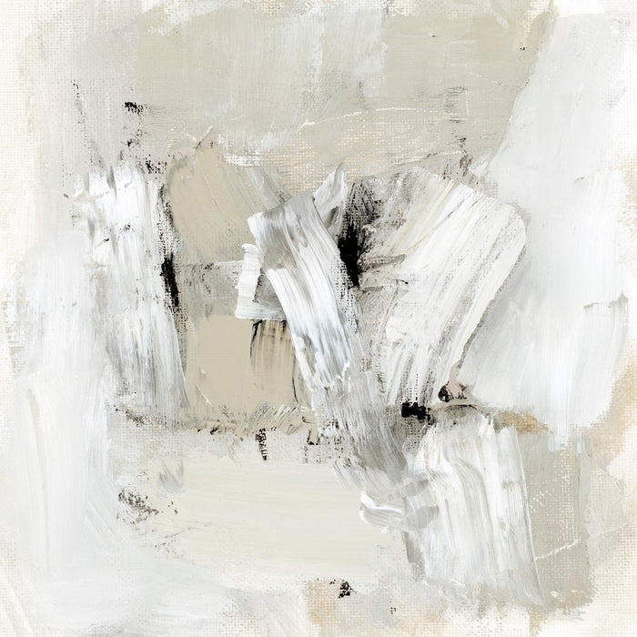 \"Neutral Brushstrokes I\" Giant Art 54x54 Wall Art