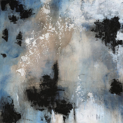 "Embellished Shifting Motion Ii" Giant Art 54x54 Wall Art