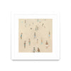 \"Beach Goer Iv\" Matted and Framed White 30x30 Wall Art