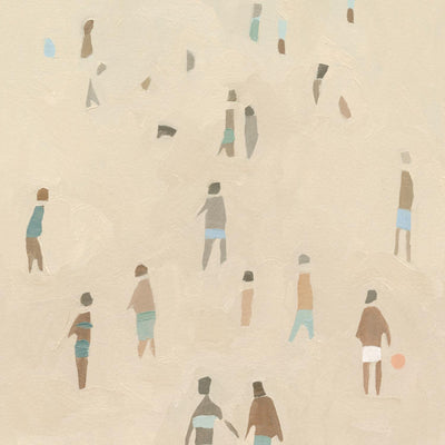 "Beach Goer Iv" Giant Art 54x54 Wall Art