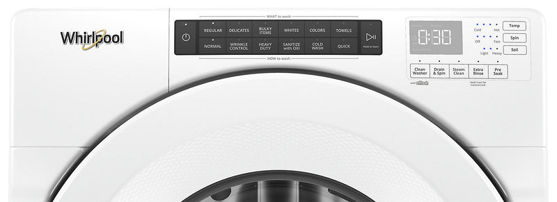 Whirlpool 5.0 Cu. Ft. Front-Load High-Efficiency Washer - White - Stackable - WFW560CHW