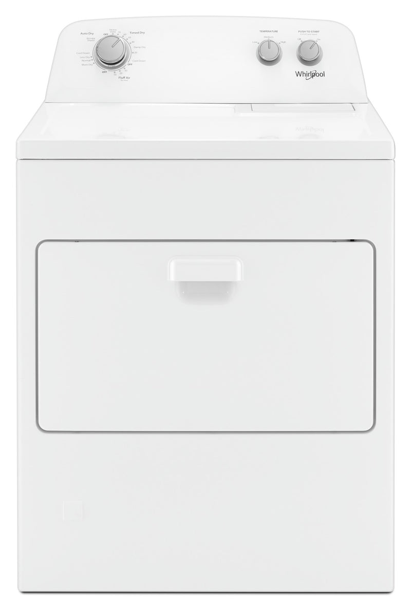 Whirlpool® 7.0 cu. ft. Top Load Gas Dryer with AutoDry™ Drying System - Dryer in White