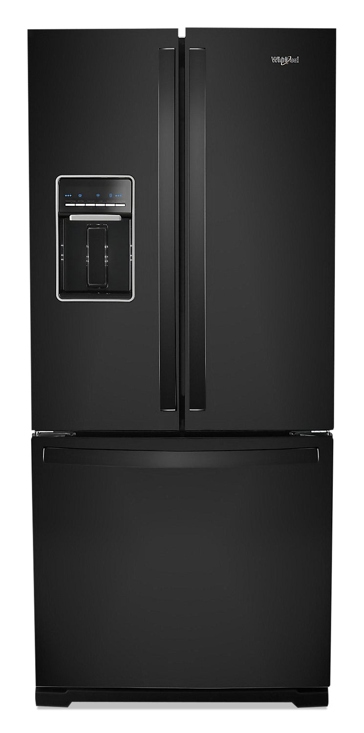 Whirlpool 20 Cu. Ft. French-Door Refrigerator - WRF560SEHB - Refrigerator in Black