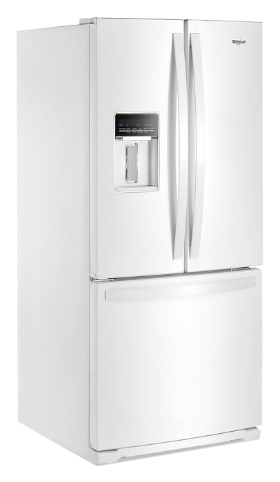 Whirlpool 30\" 20 Cu. Ft. French-Door Refrigerator - White - WRF560SEHW