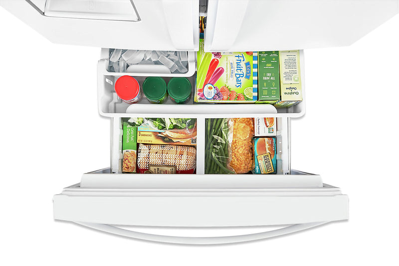Whirlpool 30\" 20 Cu. Ft. French-Door Refrigerator - White - WRF560SEHW