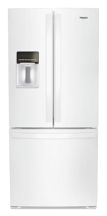 Whirlpool 30\" 20 Cu. Ft. French-Door Refrigerator - White - WRF560SEHW