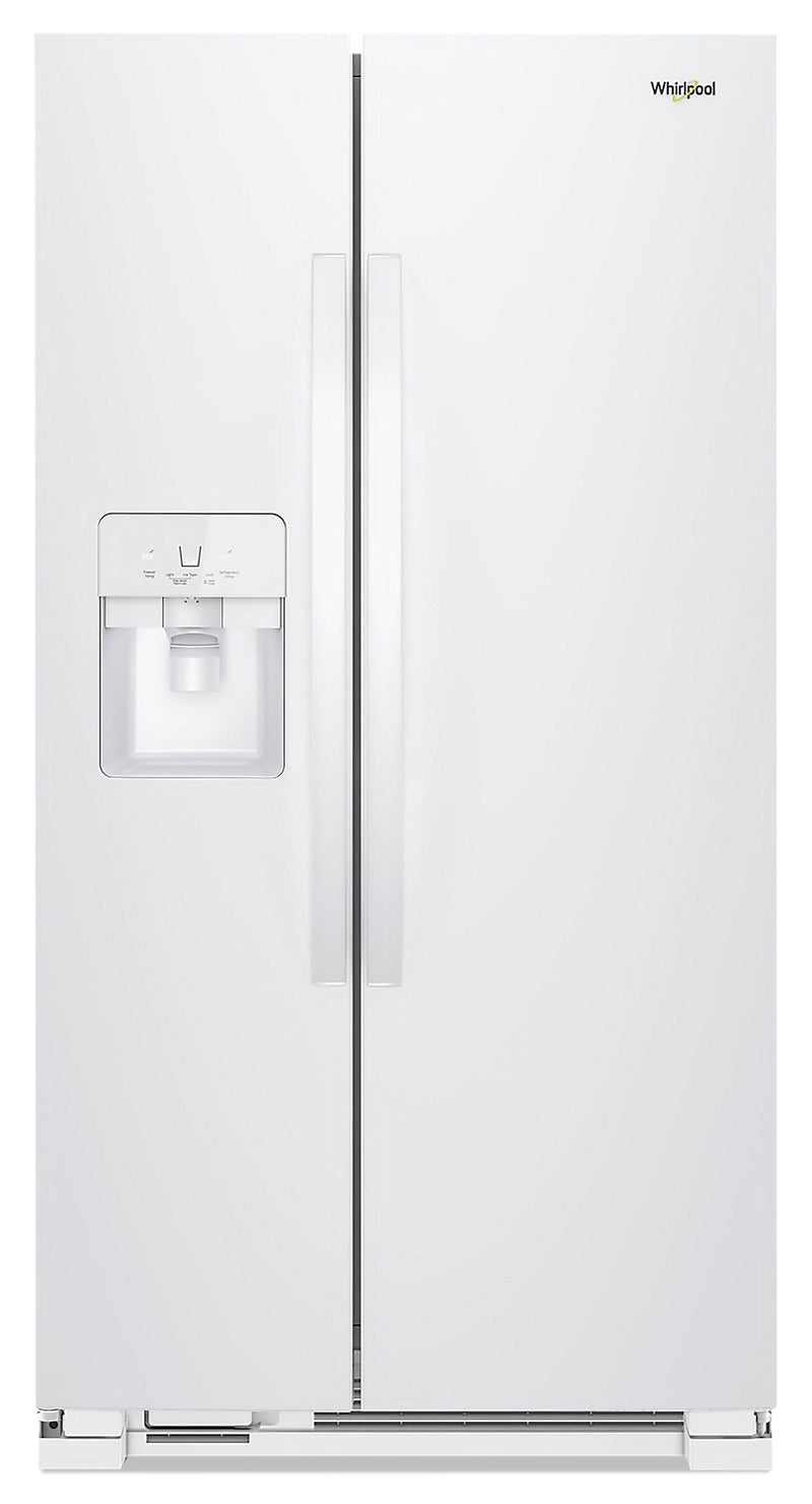 Whirlpool 21 Cu. Ft. Side-by-Side Refrigerator - WRS321SDHW - Refrigerator in White