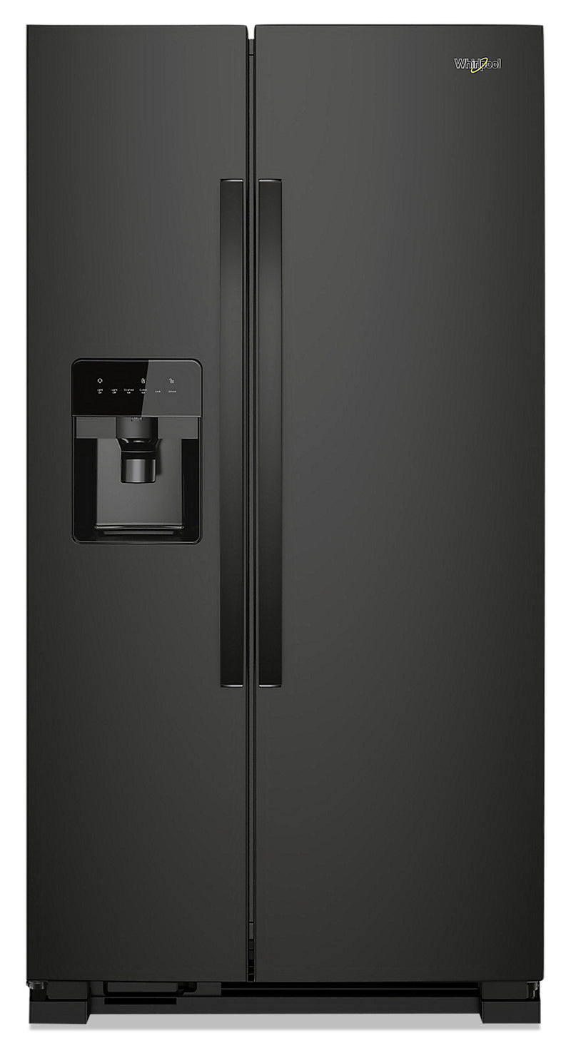 Whirlpool 25 Cu. Ft. Side-by-Side Refrigerator - WRS335SDHB - Refrigerator in Black