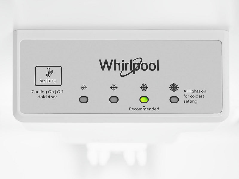 Whirlpool 28\" 18 Cu. Ft. Top-Mount Refrigerator - Stainless Steel - WRT518SZFM