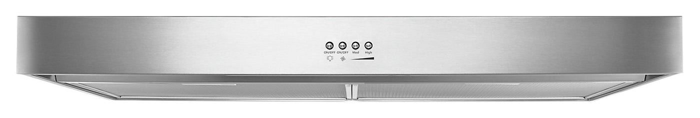 Whirlpool range hood wvu37uc0fs discount