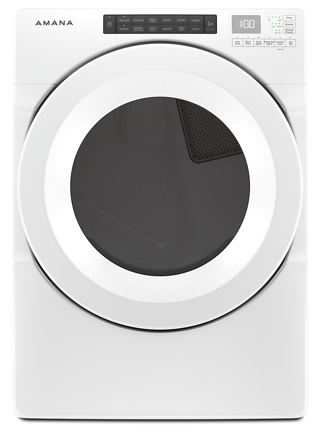 Amana 7.4 Cu. Ft. FrontLoad Electric Dryer YNED5800HW The Brick