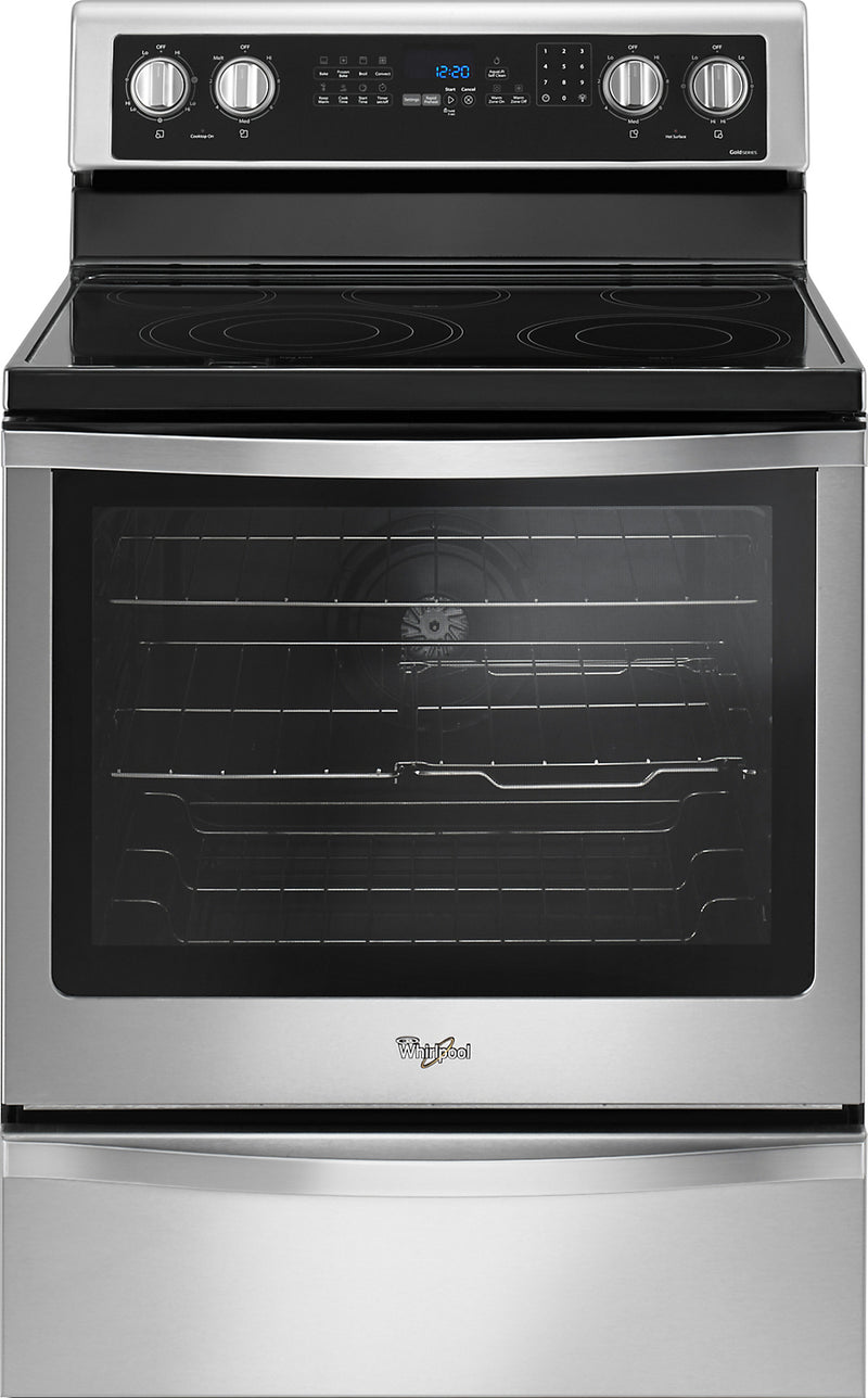 Whirlpool 6.4 Cu. Ft. Electric Range with AquaLift® and SelfClean