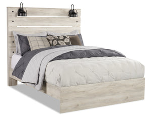 Abby Queen Panel Bed|Lit Abby à panneaux pour grand lit|ABBWQPBD