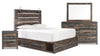 Abby 6-Piece Queen Bedroom Package with Side Storage - Brown