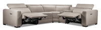 Adelaide 5-Piece Power Reclining Sectional - Grey 