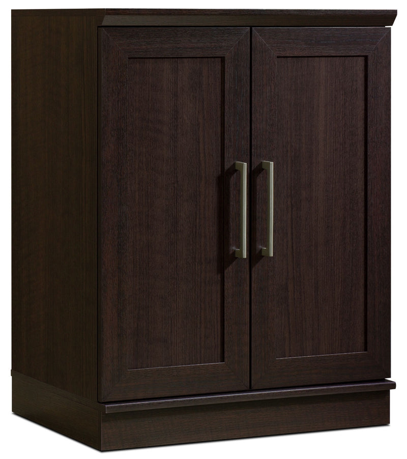 Clinton 30" Base Cabinet - Dakota Oak - Contemporary style Accent Cabinet in Dark Brown Engineered Wood and Paper Laminate