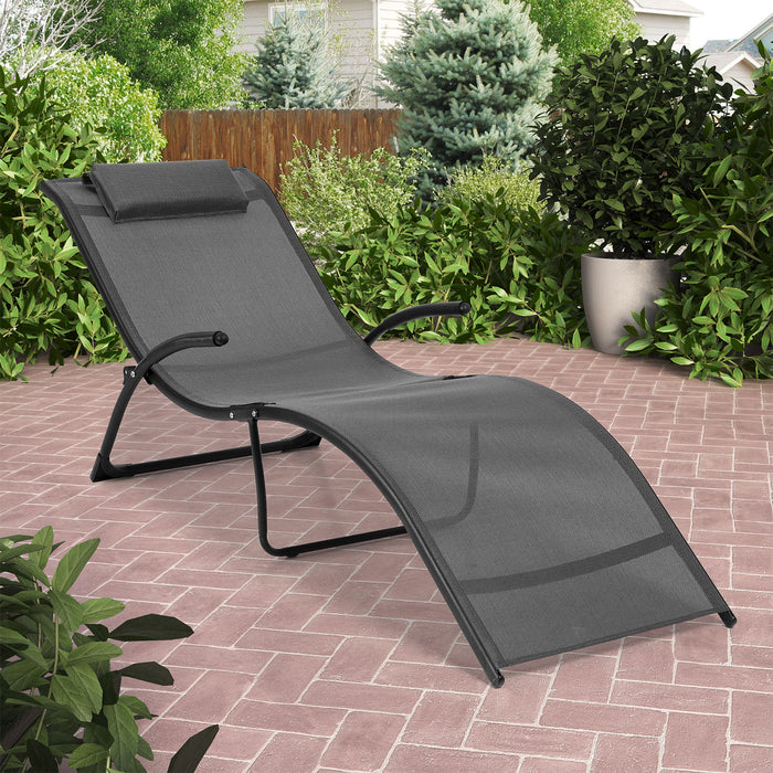 Foldable Reclining Lounger