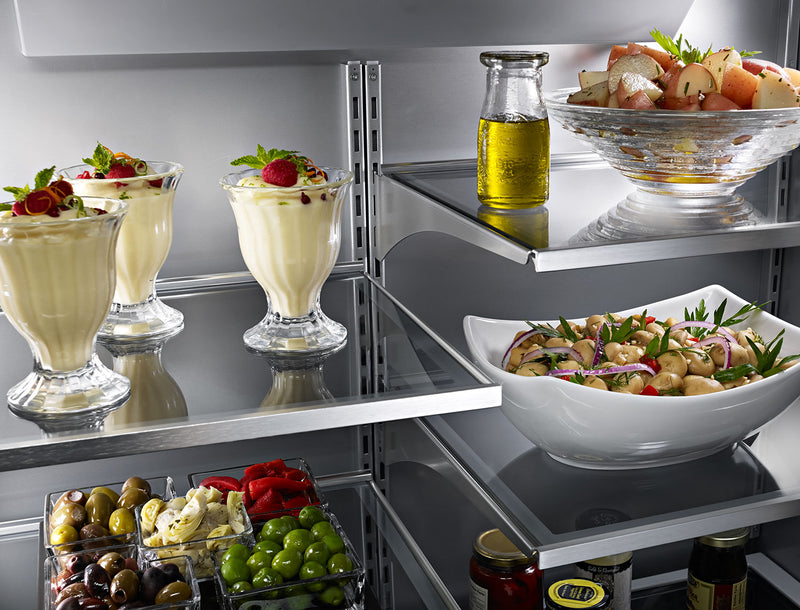 KitchenAid 42\" 24.2 Cu. Ft. Bottom-Mount Refrigerator - Stainless Steel - KBFN502ESS
