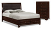Jaxon 4-Piece King Storage Bed and Chest Package