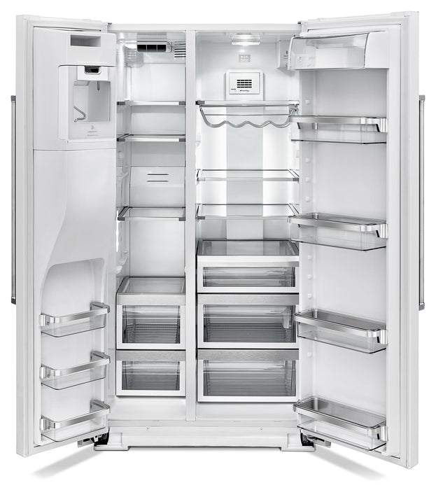 KitchenAid 24.8 Cu. Ft. Standard Depth Side-by-Side Refrigerator – White