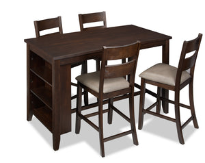  Astoria 5-Piece Counter-Height Dining Package