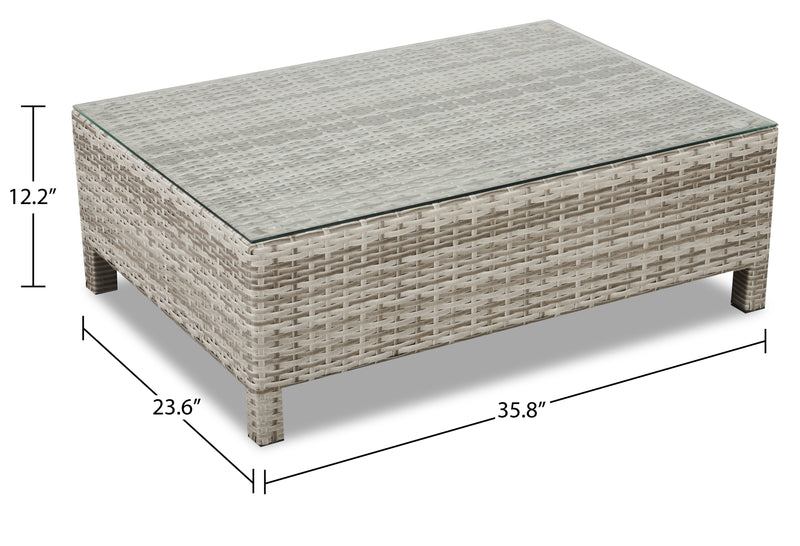 Athens 3Piece Patio Lounger Set Grey The Brick