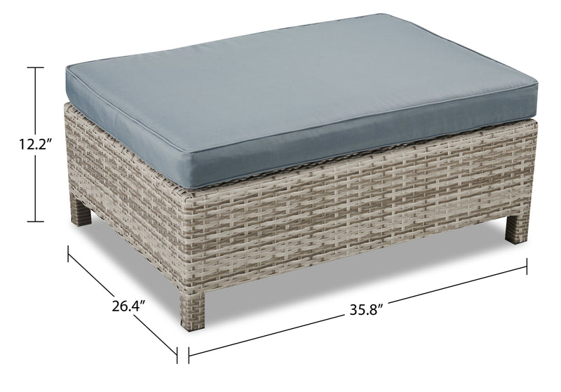 Athens 3Piece Patio Lounger Set Grey The Brick