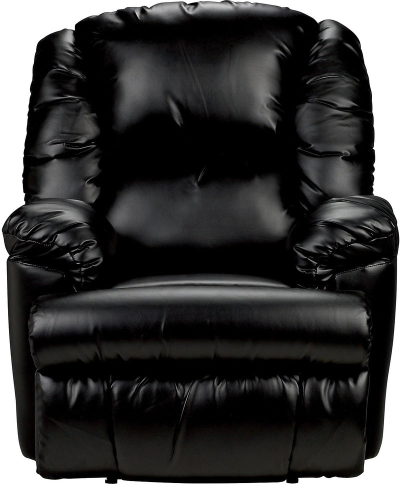 Bmaxx Bonded Leather Power Reclining Chair – Black - Contemporary style Chair in Black