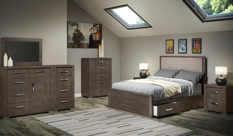 Monaco 4-Drawer Chest – Anthracite Grey