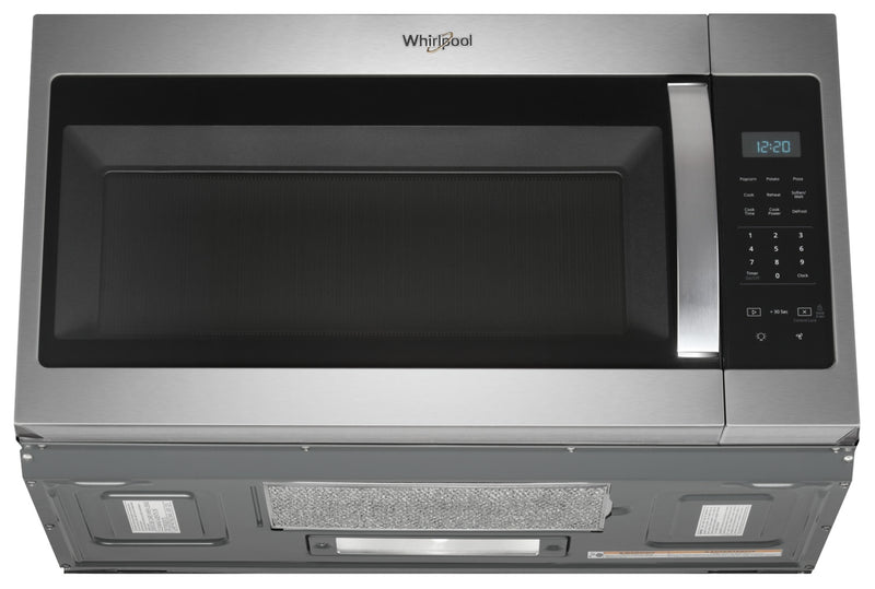 Whirlpool 1.7 Cu. Ft. Over-the-Range Microwave with 900 Watts Cooking - Fingerprint Resistant Stainless Steel - YWMH31017HZ