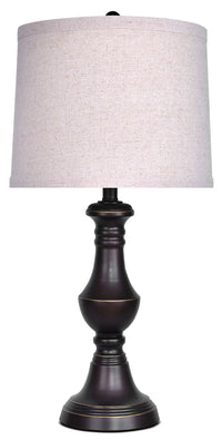 Oil-Rubbed Bronze Finish Table Lamp