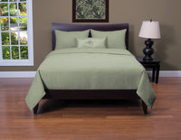 Belfast Sage 4 Piece King Duvet Cover Set