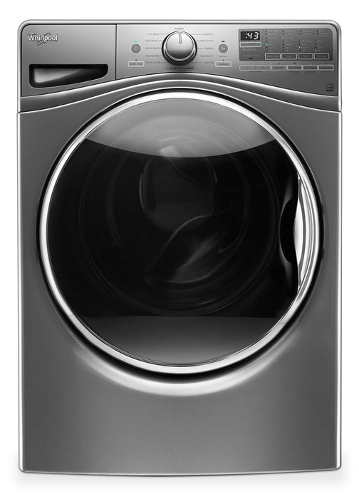 Whirlpool 5.2 Cu. Ft. Front-Load Washer and 7.4 Cu. Ft. Electric Dryer – Slate