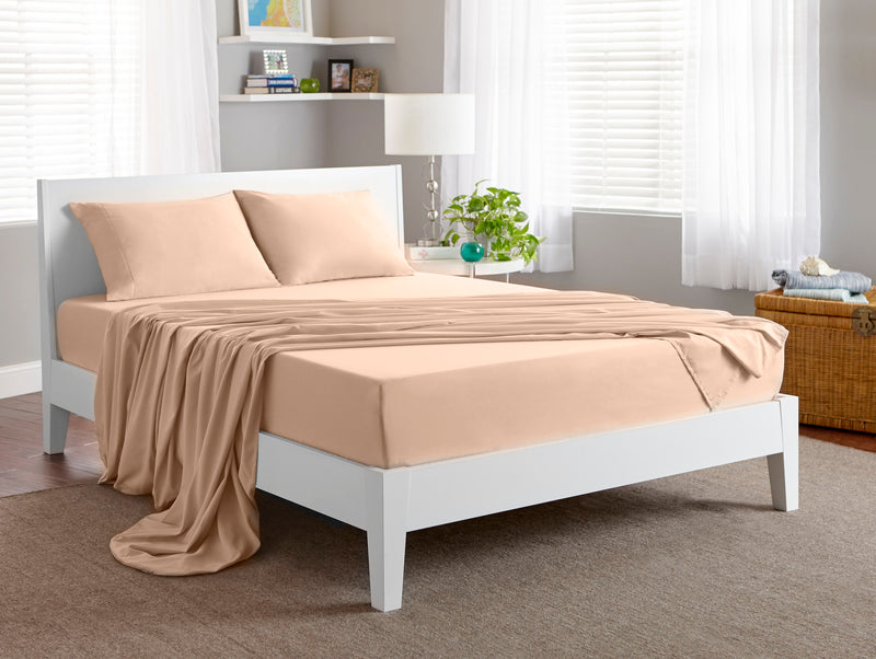 BEDGEAR® Basic 3-Piece Twin XL Sheet Set - Sand