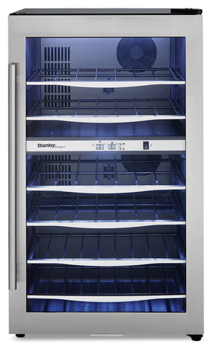 Danby Designer 4.0 Cu. Ft. 38-Bottle Wine Cooler – DWC040A3BSSDD