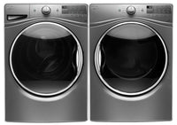 Whirlpool 5.2 Cu. Ft. Front-Load Washer and 7.4 Cu. Ft. Electric Dryer – Slate